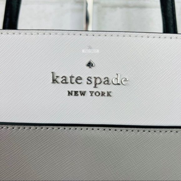 Kate Spade Colorblock Large Laptop Tote Shoulder Bag & Large Continental Wallet - Picture 4 of 16